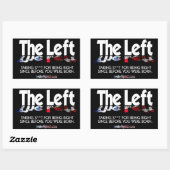 Rechthoek Stickers - Links, gedefinieerd... (Vel)