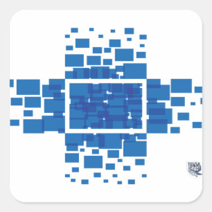 Rechthoek Vierkante Sticker