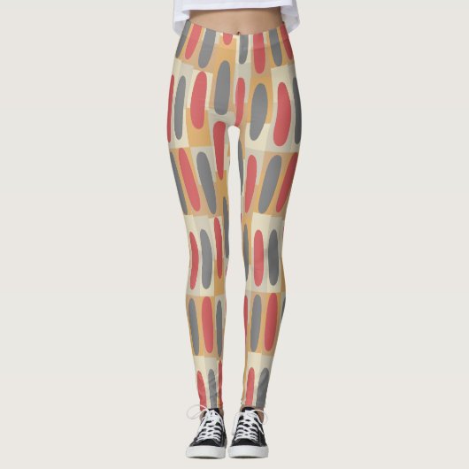 Rechthoeken en ovalen leggings (Voorkant)