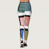 Rechthoeken en schaduwen leggings (Achterkant)
