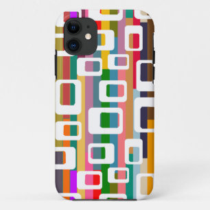 Rechthoeken en strips iPhone 11 hoesje