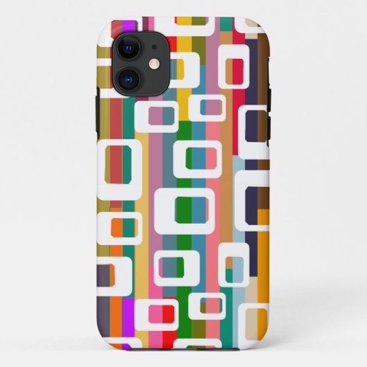 Rechthoeken en strips Case-Mate iPhone case (Achterkant)