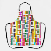 Rechthoeken en strips schort (Voorkant)