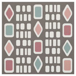 Rechthoeken voor Retro Diamonds Multicolored 4 Stof