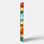 rechthoekige borden, gekleurd en gekleurd, cyaan s Case-Mate iPhone case (Achterkant / Rechts)