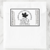 Rechthoekige mantel met voedingsfeiten sticker (Tas)