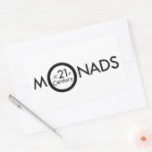 Rechthoekige Monads Sticker (Envelop)