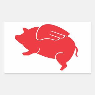 🐷 RECHTHOEKIGE STICKER