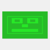 rechthoekige Sticker (Voorkant)