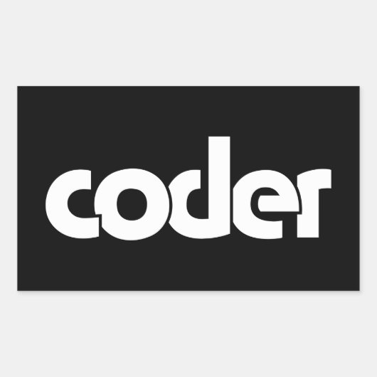 Rechthoekige Sticker coder (Voorkant)