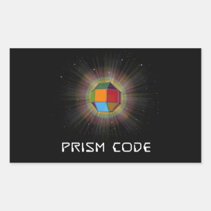 Rechthoekige Stickers, glanzend, 4,5 x 2,7-inch PR Rechthoekige Sticker