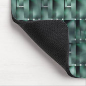 Rechthoekige vormen in het donker en gespikkeld gr muismat (Hoek)