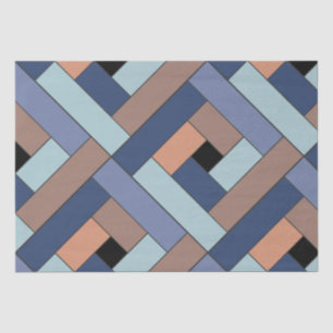 Rechthoekpatroon (ver3) met aangepaste details tissuepapier