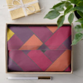 Rechthoekpatroon (ver4) met aangepaste details tissuepapier (Geschenk)