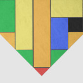 Rechthoekpatroon (ver9) met aangepaste details tissuepapier (Detail)