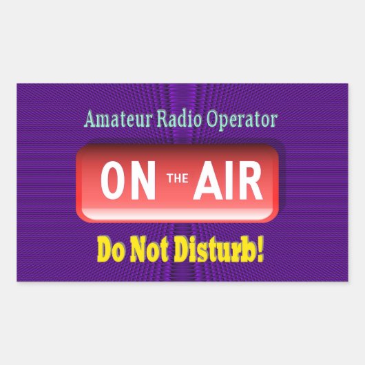 Rechthoekschakelaars Rechthoekige Sticker (Voorkant)