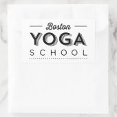 Rechthoeksticker Rechthoekige Sticker (Tas)