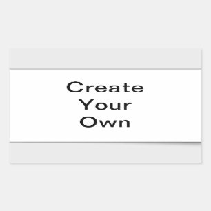 Rechthoeksticker Rechthoekige Sticker