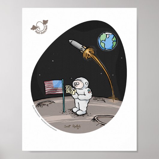 Rechts achteraf afdrukken poster (Voorkant)