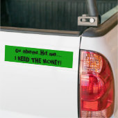 Rechts Bumpersticker (Op Truck)