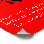 Rechts en verkeerd poster (Hoek)