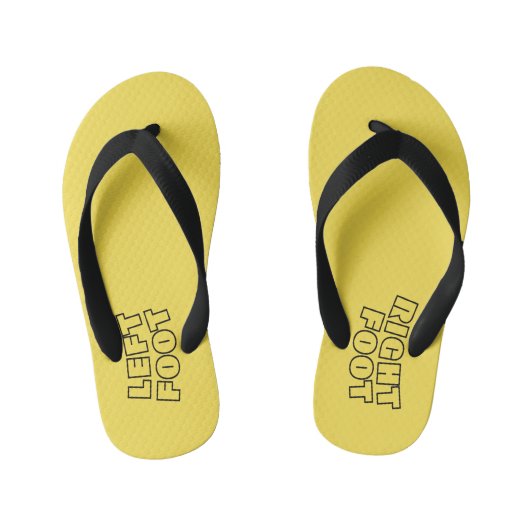 Rechts links Teenslippers (Voetbed)