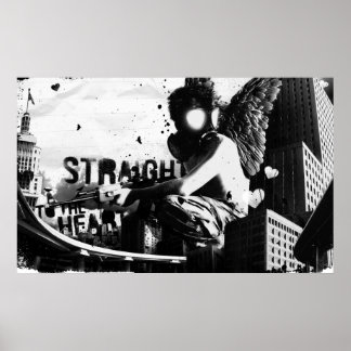 Rechts naar het hart poster