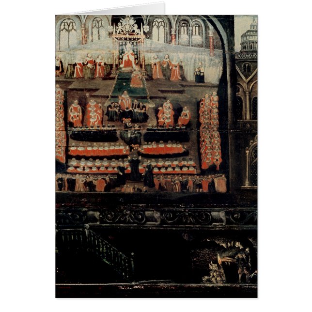 Rechtse kant van Diptych die het Parlement toont (Voorkant)