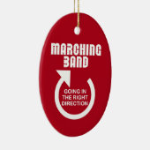 Rechtse richting Marching Band Keramisch Ornament (Rechts)