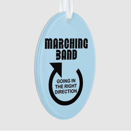 Rechtse richting Marching Band Ornament (voorkant)