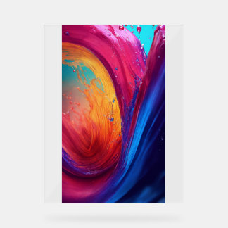 rechtsgrond acryl bord