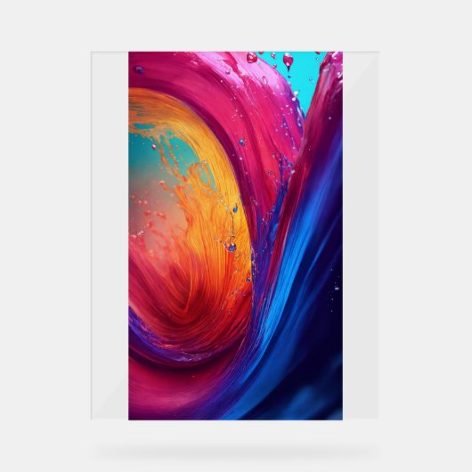 rechtsgrond acryl bord (Voorkant)