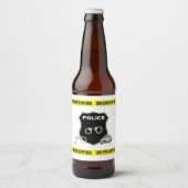 Rechtshandhaving op de plaats delict bier etiket (Voorkant)