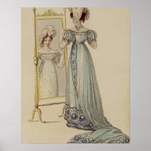 Rechtsjurk, mode bord van Ackermann's Reposi Poster (Voorkant)