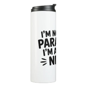 Rechtskundige Ninja Parajuriste Thermische Tumbler Thermosbeker