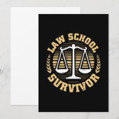 Rechtsschool Overlever Kaart (Voorkant / Achterkant)