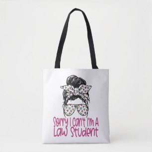 Rechtsschool Student Future Lawyer Funny Gift Draagtas