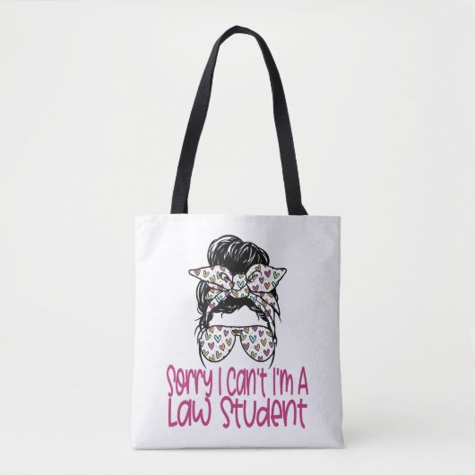 Rechtsschool Student Future Lawyer Funny Gift Draagtas (Voorkant)