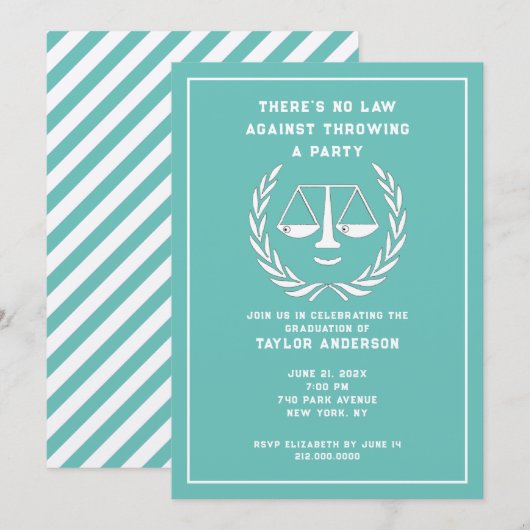 Rechtsschoolverlaters Kaart (Voorkant / Achterkant)