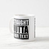 Rechtstreeks aangepast koffiemok (Voorkant links)