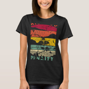 Rechtstreeks buiten het strafvak Ice Hockey Player T-shirt