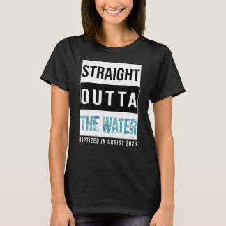 Rechtstreeks buiten het waterzakje 2023, gebaptige t-shirt