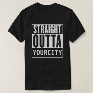 Rechtstreeks buiten uw shirt van de Stad T