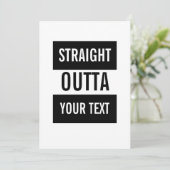 Rechtstreeks... Feestdagenkaart (Staand voorkant)