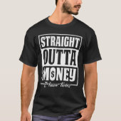 Rechtstreeks geld dat ik twee keer heb, vader t-shirt (Voorkant)
