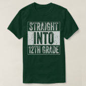 Rechtstreeks in 12e graad terug naar school Twaalf T-shirt (Design voorkant)