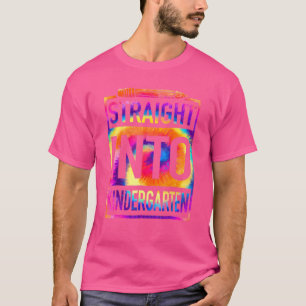 Rechtstreeks in de kleuterschool t-shirt