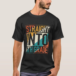 Rechtstreeks naar de 4e klas Vierde klas Terug naa T-shirt