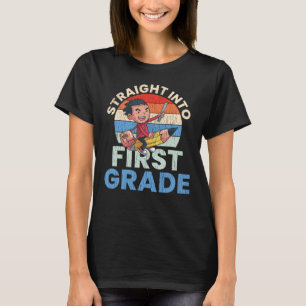 Rechtstreeks naar de eerste klas Terug naar school T-shirt