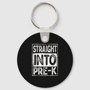 Rechtstreeks naar pre-k retro terug naar school vo sleutelhanger
